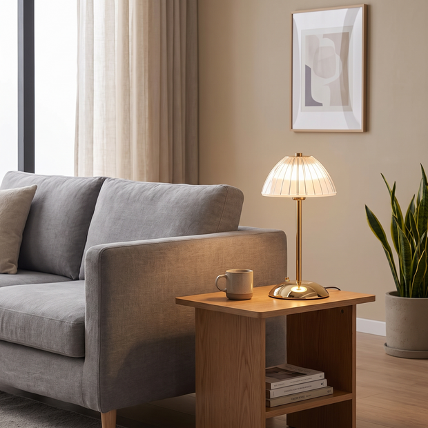 Brushed Brass Table Lamp