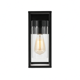 Industrial Glass Sconce on a plain white background