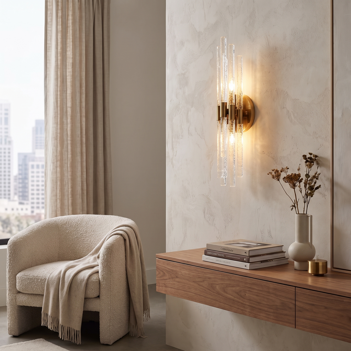 Luxury Crystal Wall Light