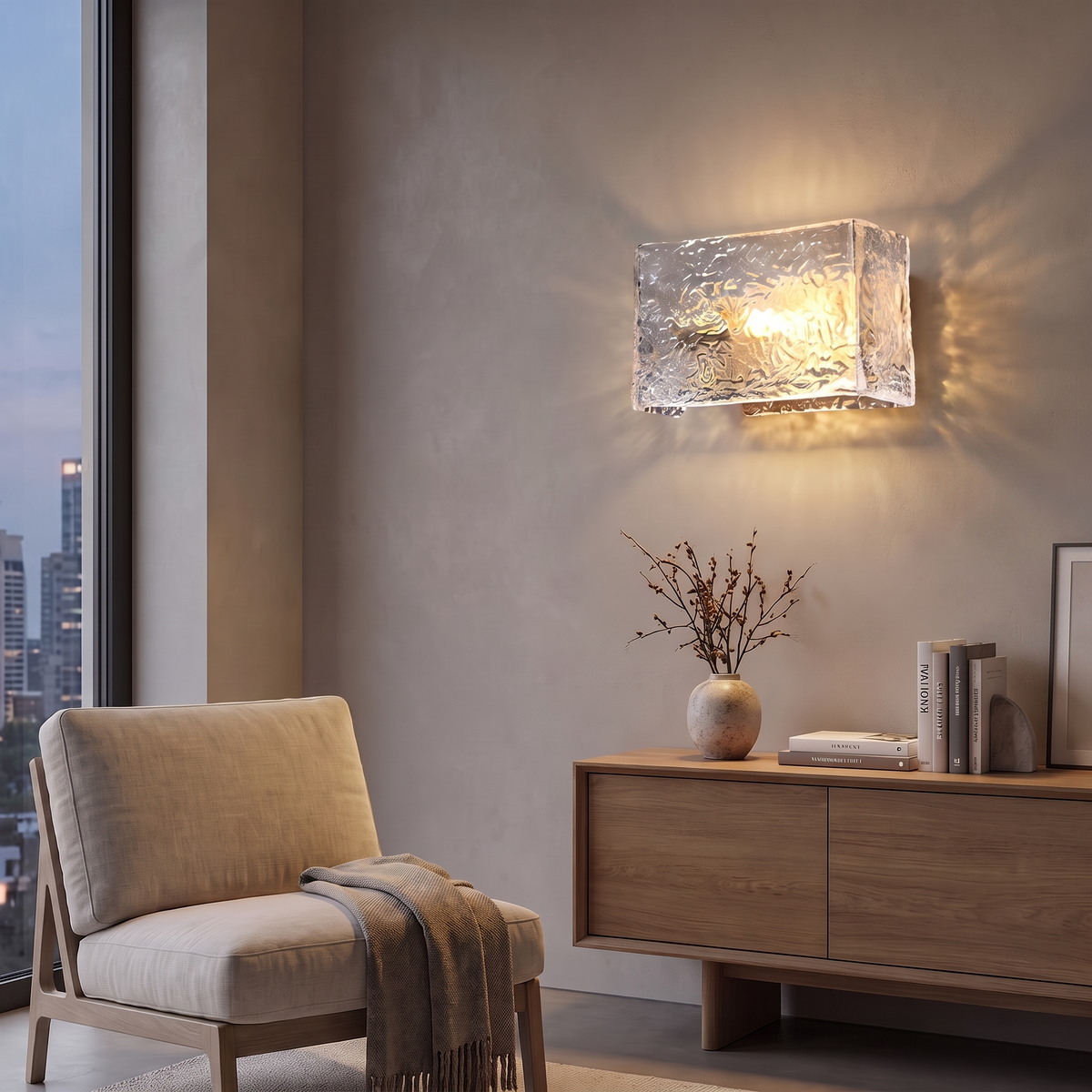 Ripple Glass Wall Lamp