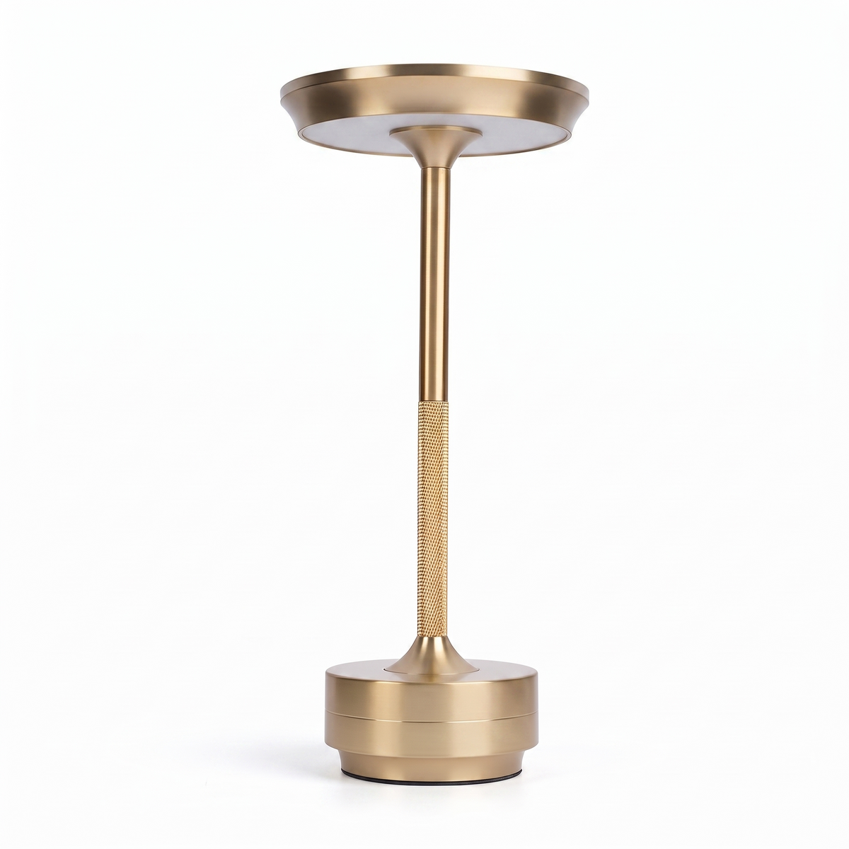 Modern Polished Touch Dimming Table Lamp on a white studio background