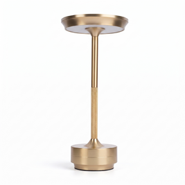 Modern Polished Touch Dimming Table Lamp on a white studio background