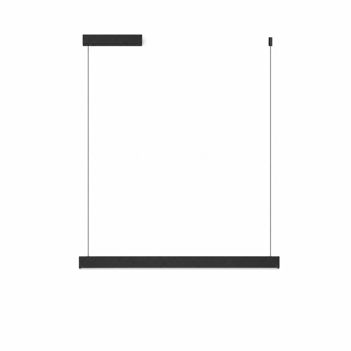 Modern LED Linear Suspension Light on a white background