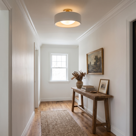 Cerova Porcelain Flush Mount Ceiling Light