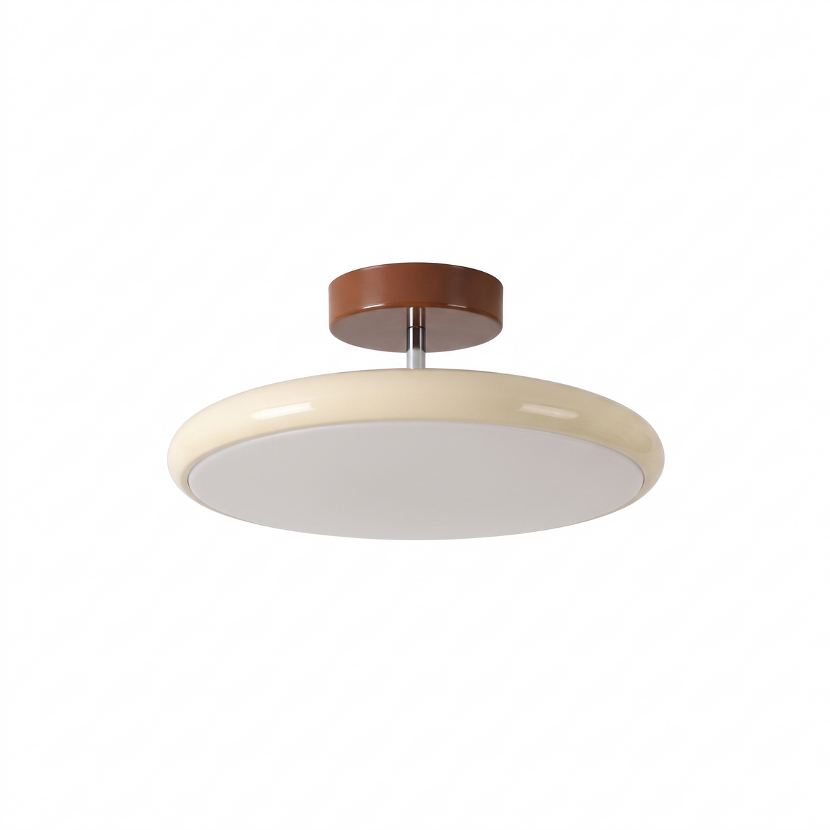 Beige Acrylic Adjustable Disc Ceiling Light