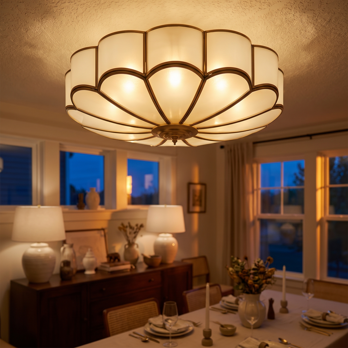 Flora Elegant Deco Ceiling Light