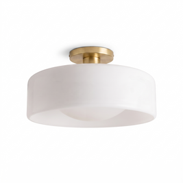 Cerova Porcelain Flush Mount Ceiling Light