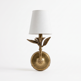 Roven Botanical Wall Sconce on pure white studio background