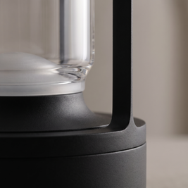 Crystal Table Lantern, Cordless, 8-Hour Battery