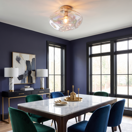 Lightail Iridescent Glass Ceiling Light