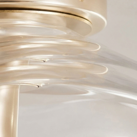 Iridescent Glass Ceiling Light