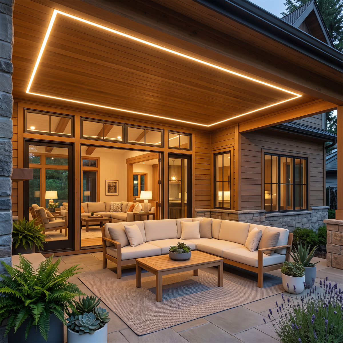LED Strip Lights Waterproof Outdoor Modern Cuttable Flexible Light