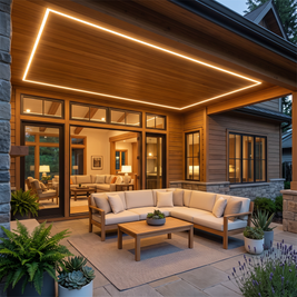 LED Strip Lights Waterproof Outdoor Modern Cuttable Flexible Light