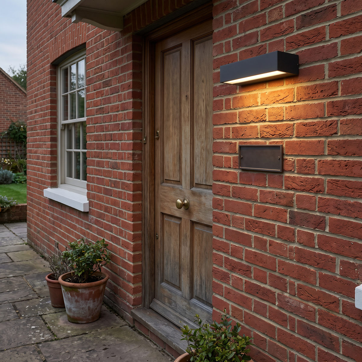Exterior Porch Light Fixtures Modern Waterproof Door Number LED Light
