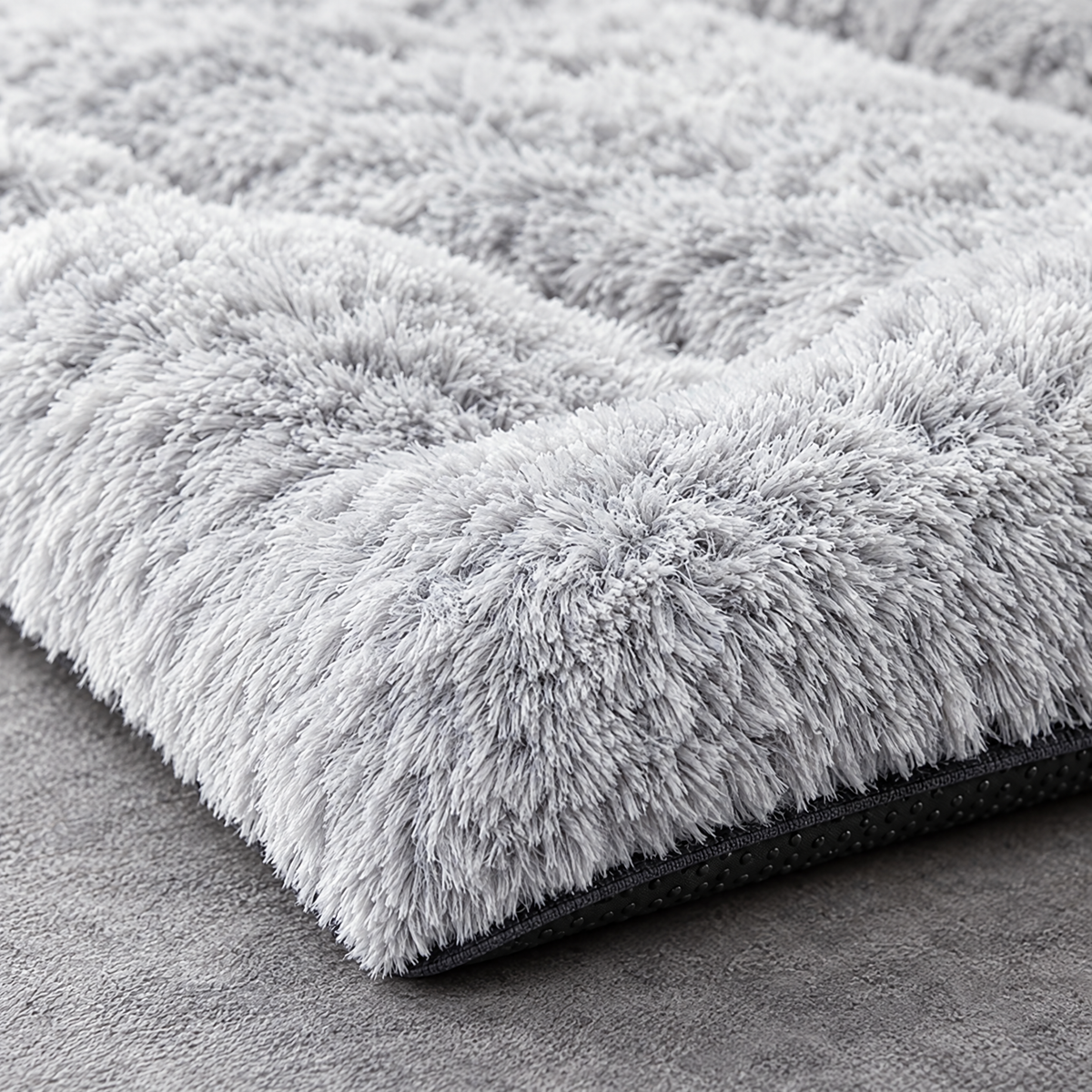 Plush Non-Slip Dog Bed Mat for Crate & Sofa - close-up detail