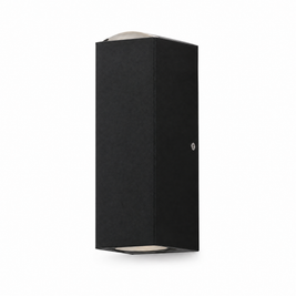 Modern Up & Down Outdoor Wall Sconce, IP65 (Asymmetrical) – product photo on white