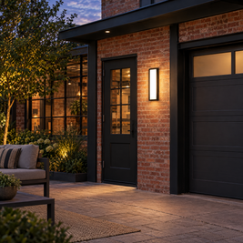 Motion Sensor Outdoor Wall Light, IP65 LED (No Motion Sensor) – installed outdoors