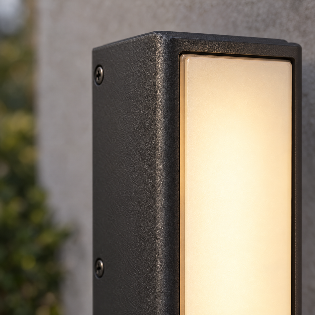 Motion Sensor Outdoor Wall Light, IP65 LED (No Motion Sensor) – close-up detail
