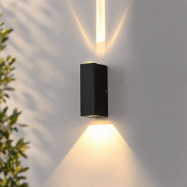 Modern Up & Down Outdoor Wall Sconce