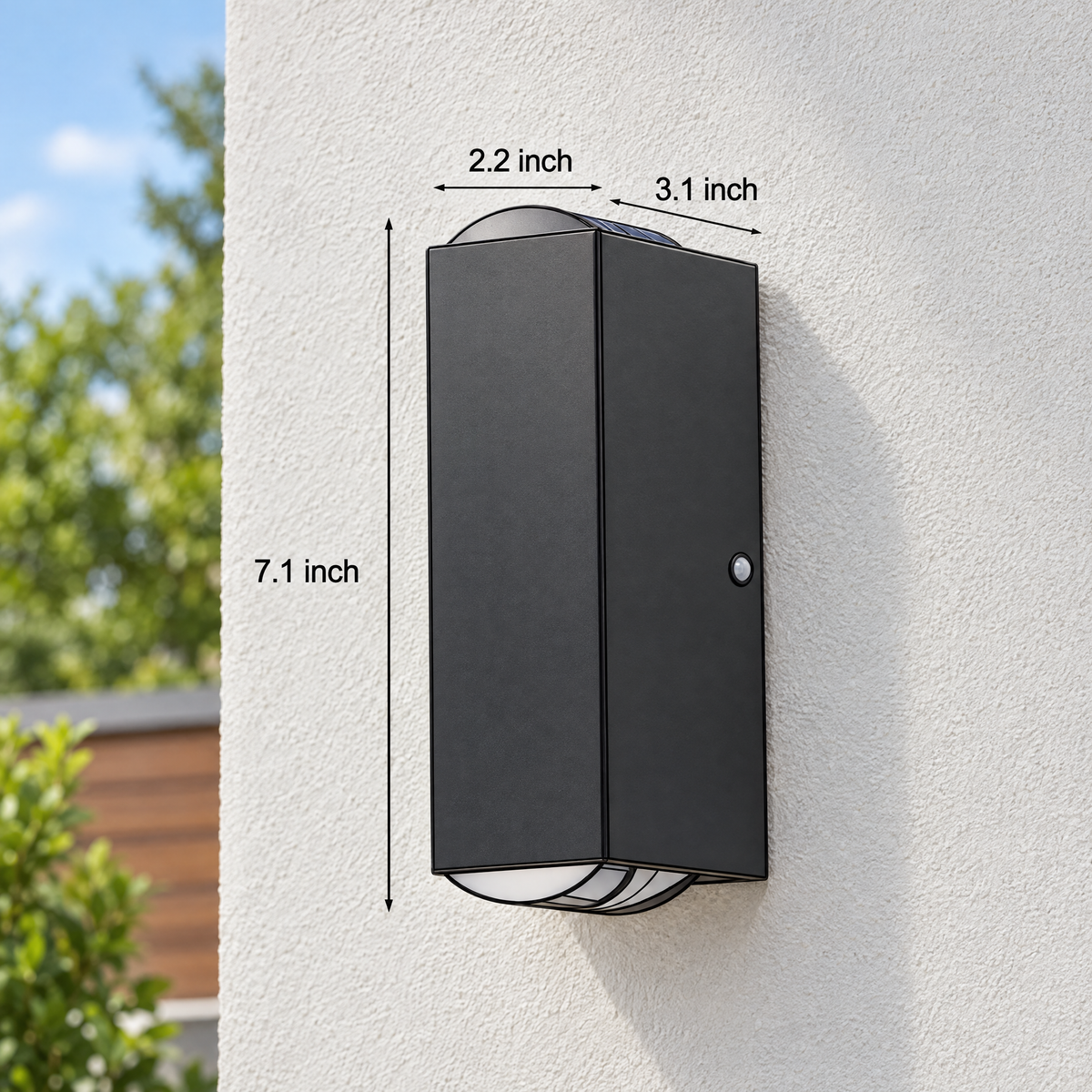 Modern Up & Down Outdoor Wall Sconce