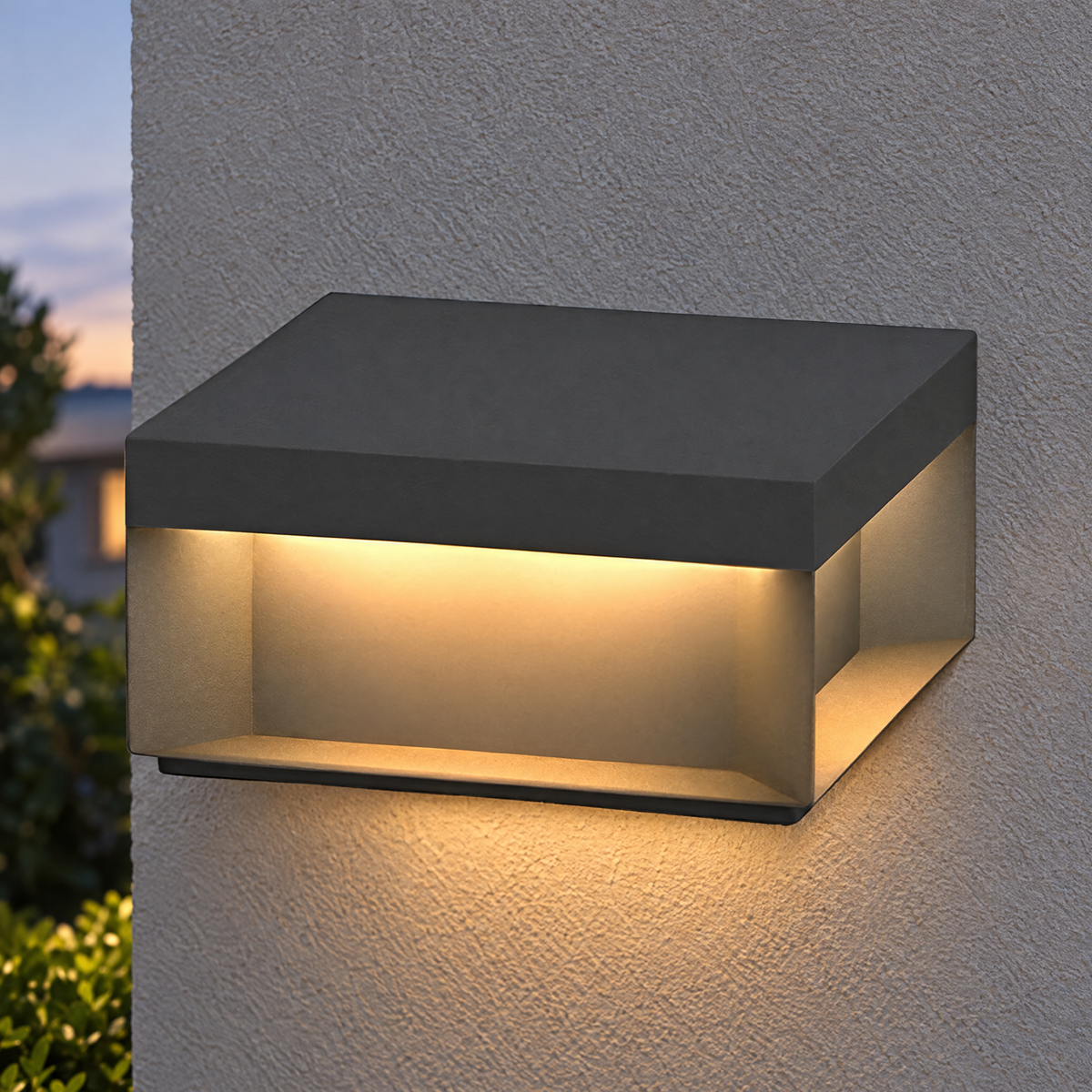 Square Solar Deck Light, Stainless Steel IP65