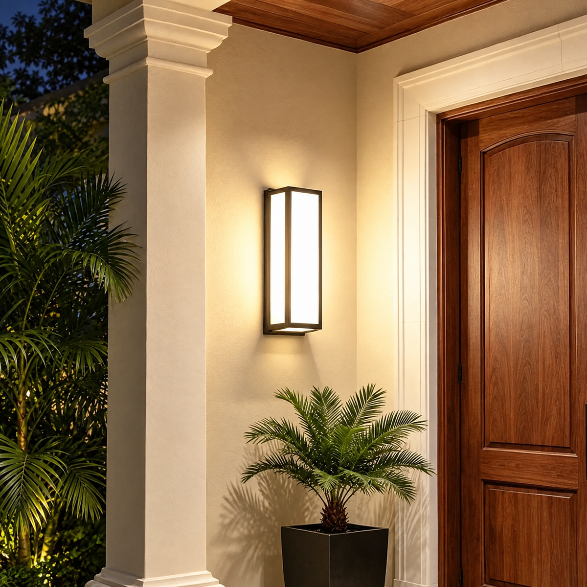 Motion Sensor Outdoor Wall Light, IP65 LED