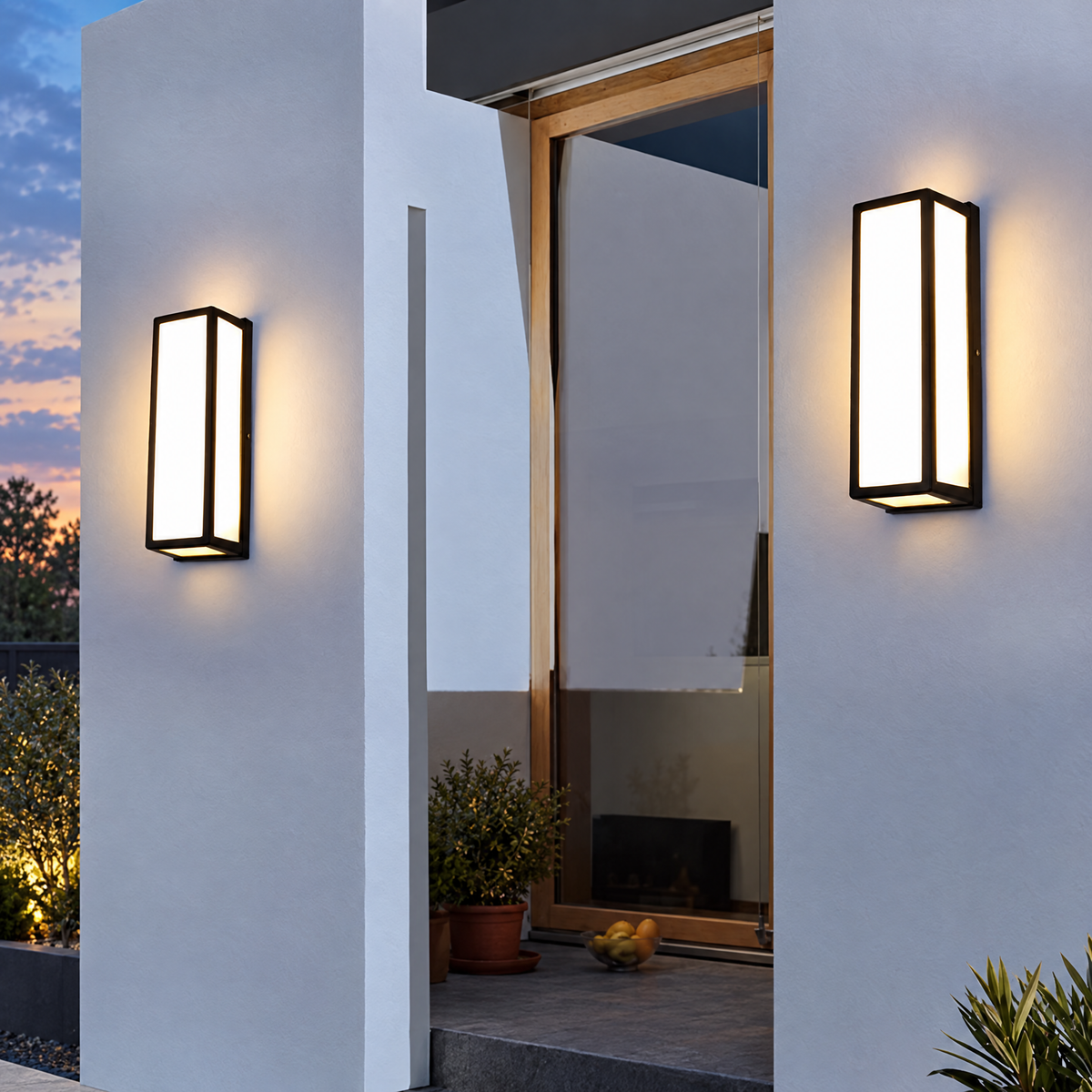 Motion Sensor Outdoor Wall Light, IP65 LED