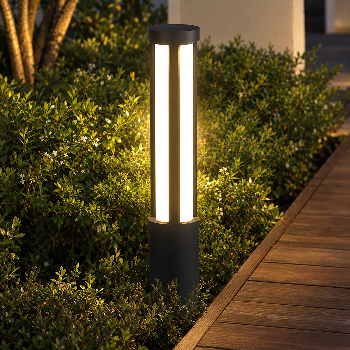 Modern LED Bollard Light, IP65 Path Lighting