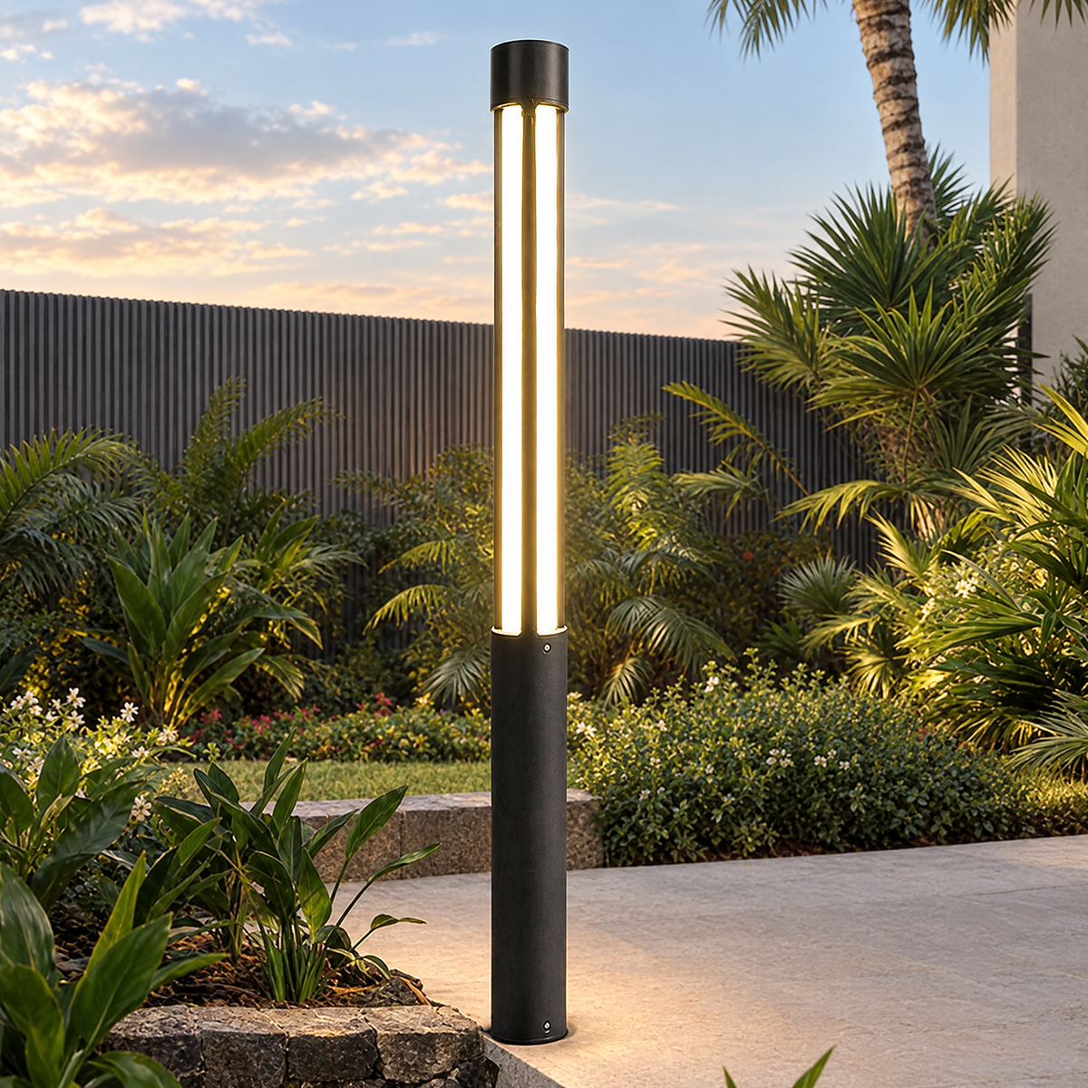 Modern LED Bollard Light, IP65 Path Lighting