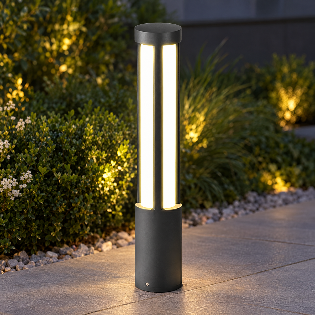 Modern LED Bollard Light, IP65 Path Lighting