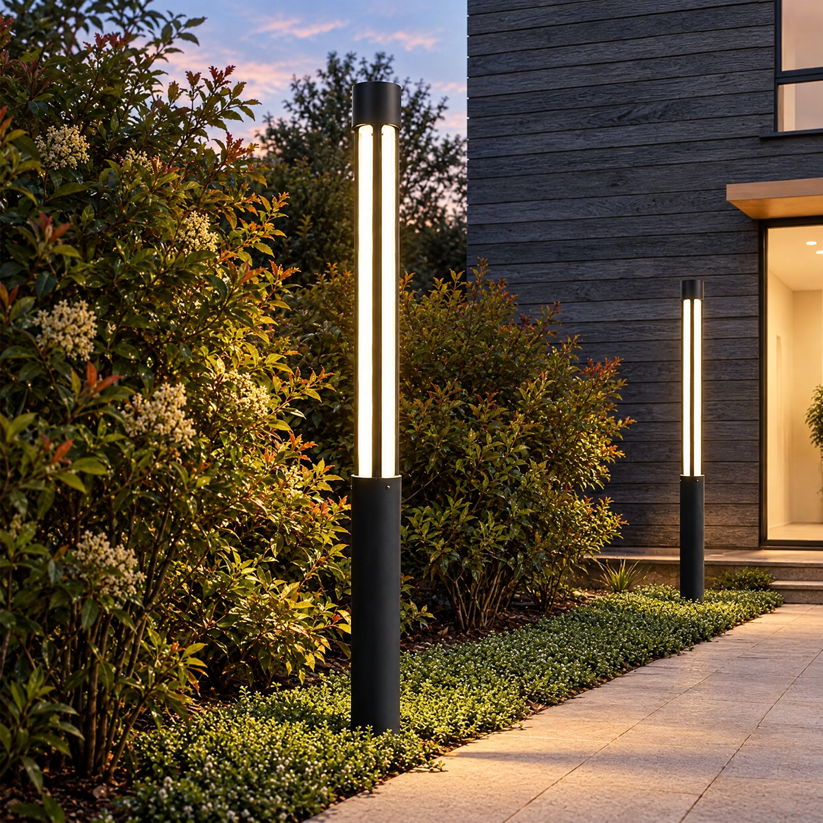 Modern LED Bollard Light, IP65 Path Lighting