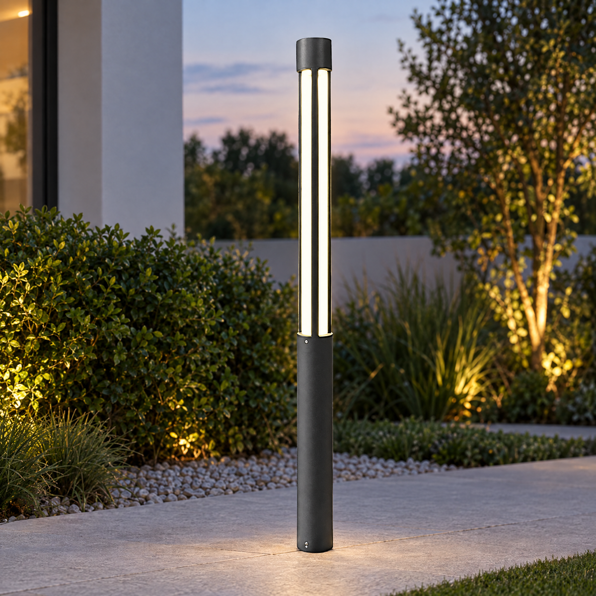 Modern LED Bollard Light, IP65 Path Lighting
