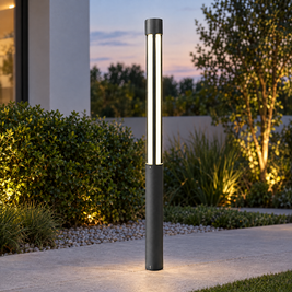 Modern LED Bollard Light, IP65 Path Lighting