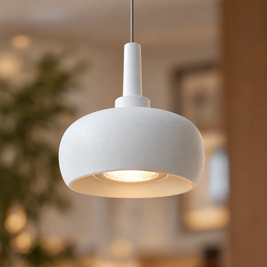 4 in. COB Spotlight Pendant Light, 7W - Stretchable / White close-up detail