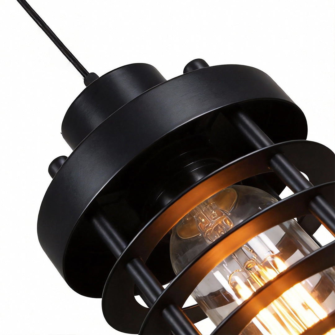 Industrial Cage Pendant Light, 2000-3000 lm