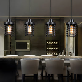Industrial Cage Pendant Light, 2000-3000 lm