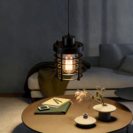 Industrial Cage Pendant Light, 2000-3000 lm