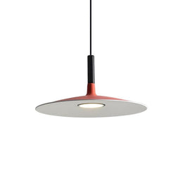 Flat Circular Pendant Light in 5 Colors