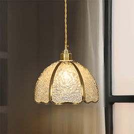 Small Crystal Dome Pendant Light, Dimmable