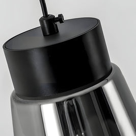 Smoke Gray Glass COB Pendant Light