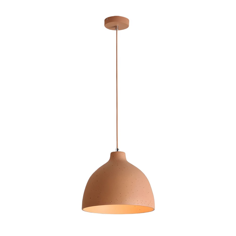 Adjustable Resin Bowl Pendant Light