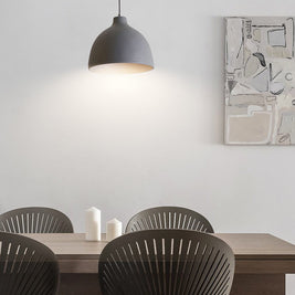 Adjustable Resin Bowl Pendant Light