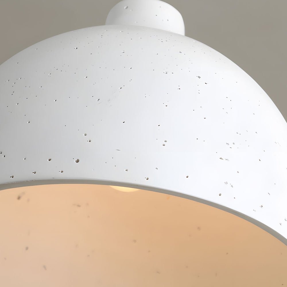 Adjustable Resin Bowl Pendant Light