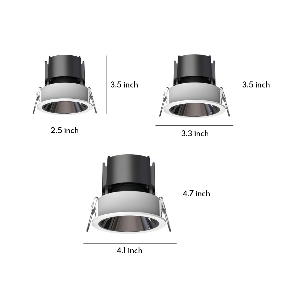 Anti-Glare LED Ceiling Spotlights, Set of 2