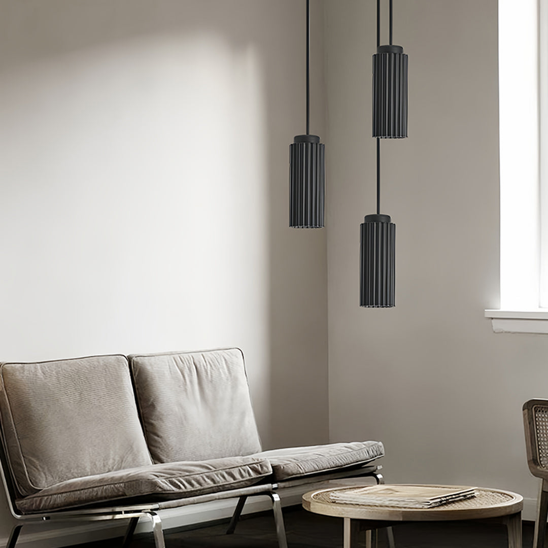White Metal Pendant Light in 4 Colors