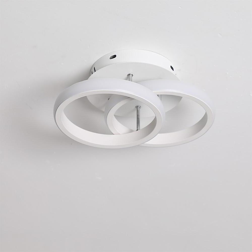 Dual Circle LED Flush Mount Ceiling Light