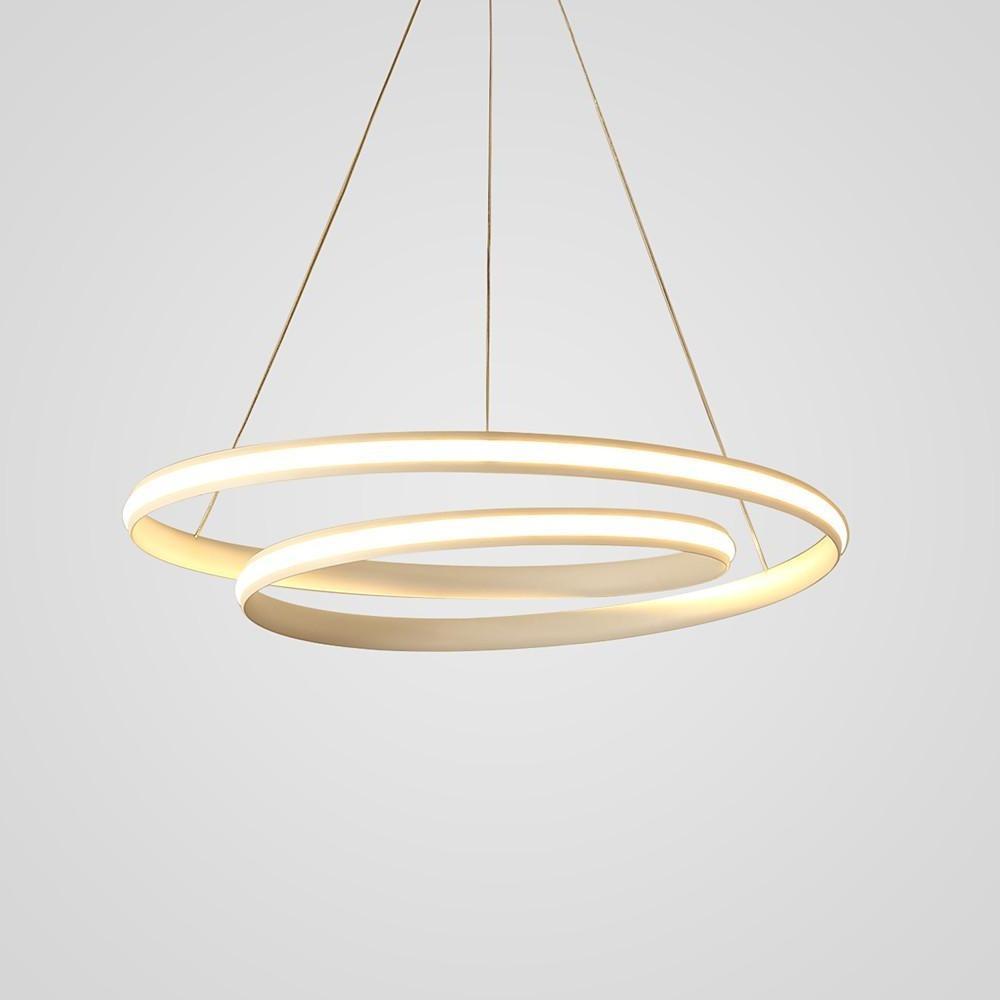 18" Spiral LED Dimmable Pendant Light