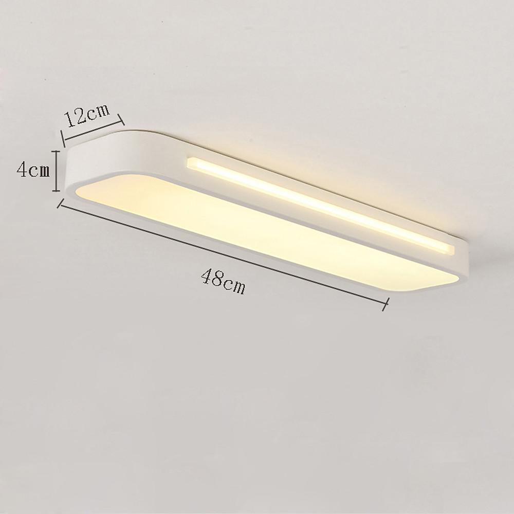 Oval LED Rectangular Flush Mount Ceiling Light