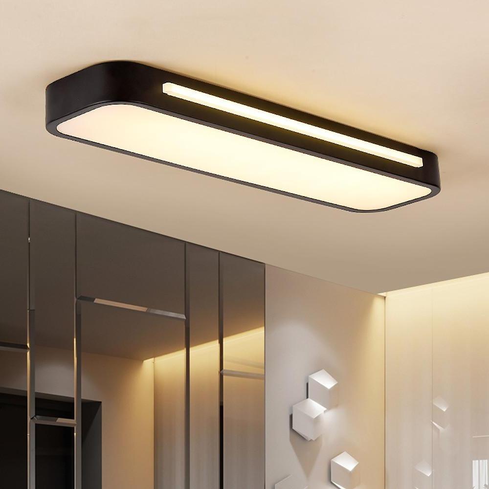 Oval LED Rectangular Flush Mount Ceiling Light