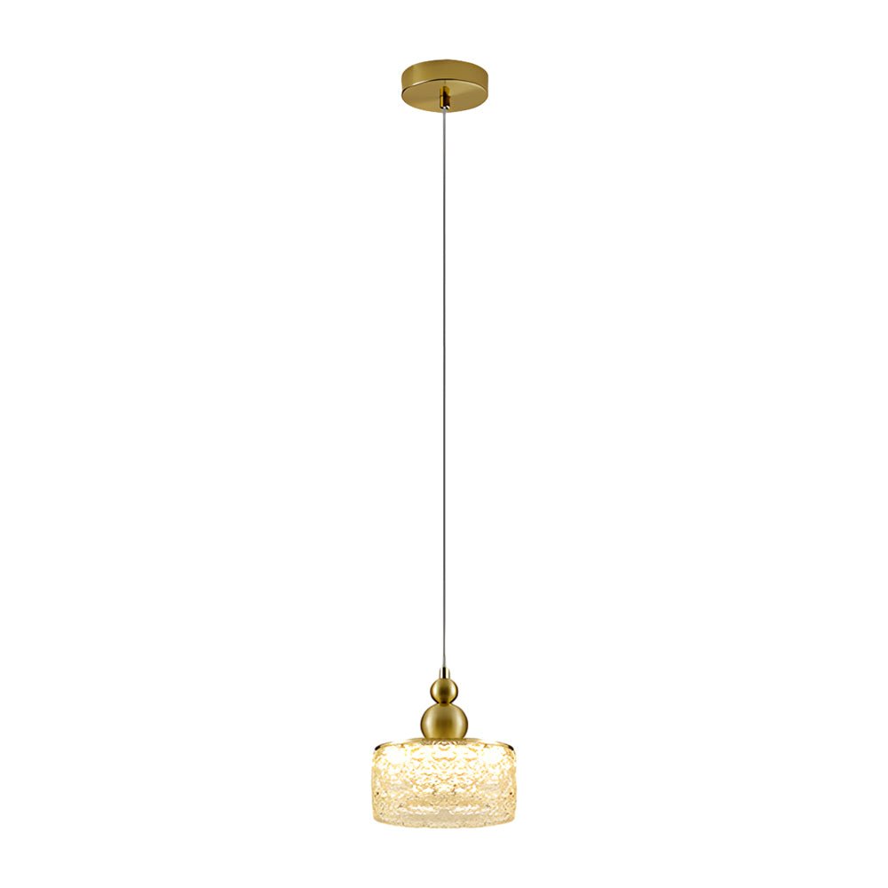 Ice Texture Acrylic Pendant Light, Dimmable
